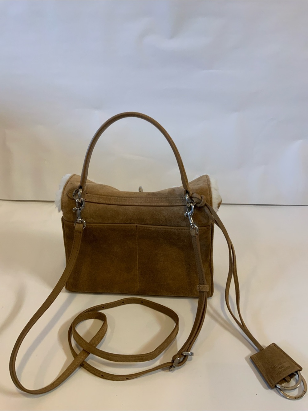 Women’s Rodeo Handbag Mini In Noce/White - Picture 4 of 13